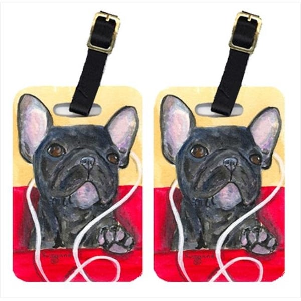 Carolines Treasures SS8899BT French Bulldog Luggage Tag - Pair 2; 4 x 2.75 In. SS8899BT - main